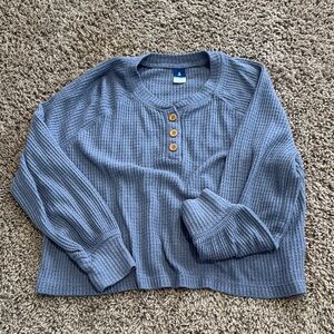 Old Navy Blue Long Sleeve Tee